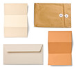 grunge note paper envelope