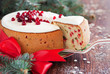 Cake with cranberries