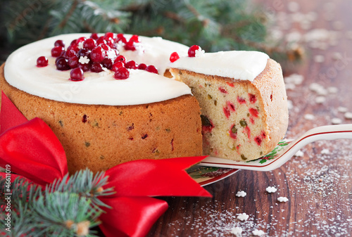 Photo: Cake with cranberries Cake with cranberries