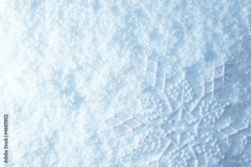 Photo: Snowflakes on snow Snowflakes on snow