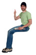 handyman with a brush