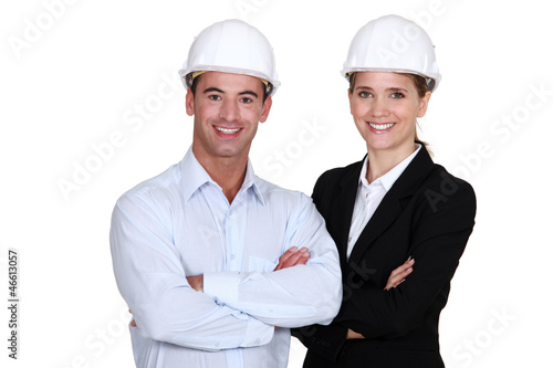 Photo: A team of engineers A team of engineers