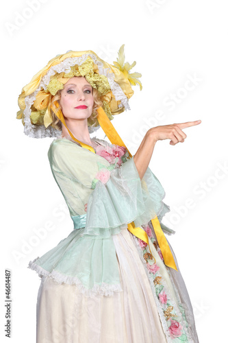 Photo: Woman in old fashioned costume Woman in old fashioned costume