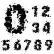 Vector illustration of numbers, numbers set, collection