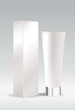 Vector: Cosmetic tube package for cream or gel Cosmetic tube package for cream or gel