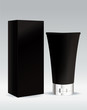 Vector: Cosmetic standing tube for cream or gel Cosmetic standing tube for cream or gel