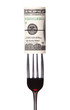 Concept image of food money