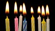 Birthday candles.