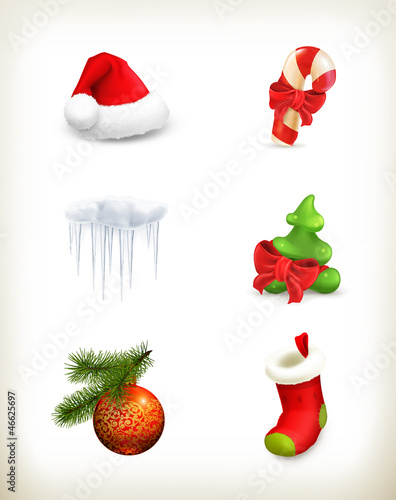 Vector: Christmas set Christmas set