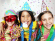 Niños de carnaval fiesta y disfraz.