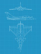 Vector: High detailed vector of a modern military airplane High detailed vector of a modern military airplane