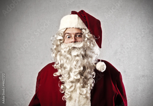 Photo: Careful Santa Claus Careful Santa Claus