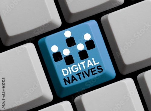 Illustration: Digital Natives - Die digitale Generation Digital Natives - Die digitale Generation