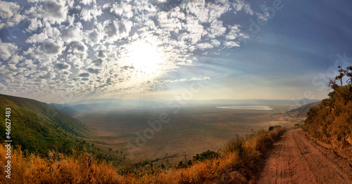 Photo: Panorama of Ngorongoro Crater Panorama of Ngorongoro Crater