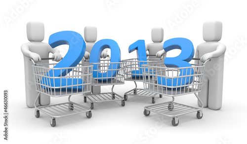 Illustration: New business year New business year