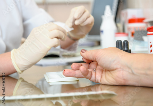 Photo: Blood test Blood test