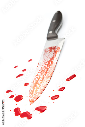 Photo: Blutiges Messer Blutiges Messer