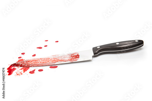 Photo: Blutiges Messer Blutiges Messer