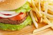Homemade Organic Hamburger