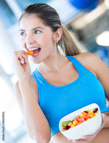 Photo: Healthy eating woman Healthy eating woman