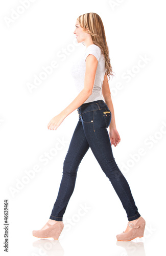 Photo: Woman walking Woman walking