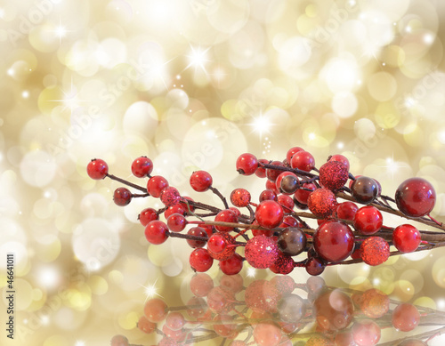 Photo: Gold Christmas background Gold Christmas background