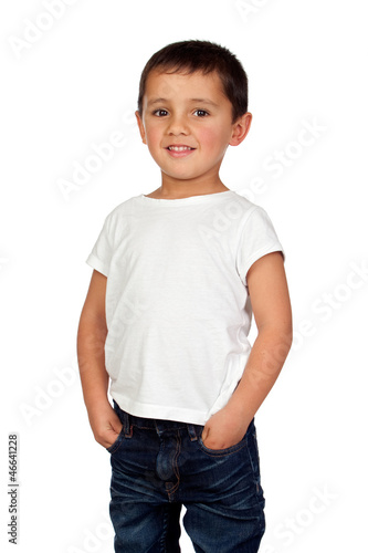 Photo: Adorable boy with dark eyes Adorable boy with dark eyes