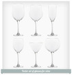 Set glass wine