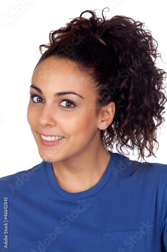 Photo: Beautiful brunette girl Beautiful brunette girl
