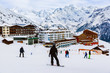 Mountains ski resort Solden Austria