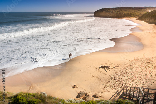 Photo: bells beach single surfer bells beach single surfer