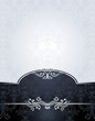 Set Seamless pattern in Victorian style in cool color