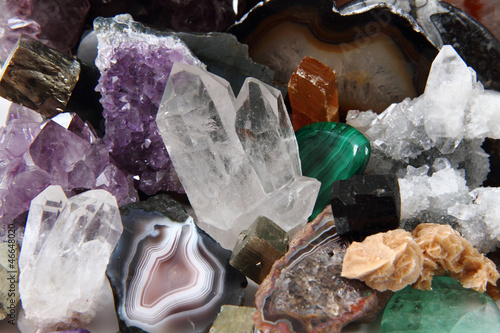 Photo: color gems background color gems background