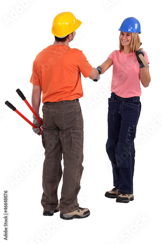 Photo: Tradespeople meeting Tradespeople meeting