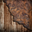 fondo vintage legno su legno