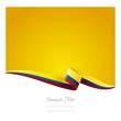 Abstract color background Colombian flag vector