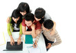 Photo: Students with laptop Students with laptop