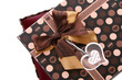 Box with bows and hearts