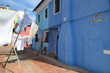 linge étendu et sieste à Burano