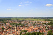 canvas print picture - Blick von der Strahlenburg in Richtung Schriesheim