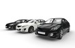 Black And White Cars Sjowroom