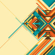 Vector: Angular colorful abstraction. Angular colorful abstraction.