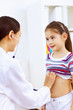Little girl and a doctor