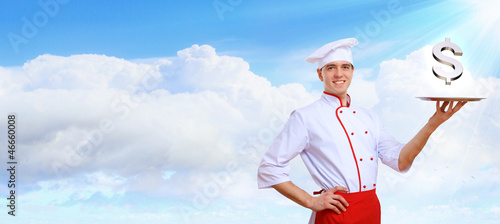 Photo: Portrait of a cook Portrait of a cook