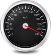 Automobile Speedometer. Vector