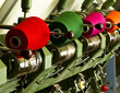 Industrial textile factory, interior