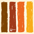 Abstract grunge ink draw shapes in vector