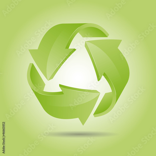 Vector: Recycling/ grüner Hintergrund Recycling/ grüner Hintergrund