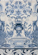 Azulejos antiguos decorados a mano
