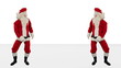 Santa Claus Dancing against White, Dance 7